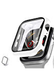 Apple Watch 44 Mm 360 Derece Koruyucu Kılıf Beyaz