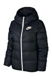 Nike Down Fill Reversible Jacket Çift Taraflı Kaz Tüyü Siyah Kadın Mont