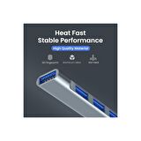 Daytona 809-CC Macbook Uyumlu Type-C to 4* USB 3.0 Splitter 5 Gbps Çevirici Hub Adaptör