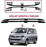 Vw T-5 Tavan Çıtası Uzun Siyah 2003-2015 arası modeller uyumlu