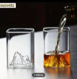 2 Adet Viski Bardağı Yüksek Kaliteli Viski Bardakları