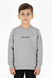 Erkek çocuk sweatshirt 2 iplik şardonlu