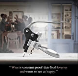 Tirbuşon Tavşan Burgu Şarap Şampanya Açacağı Dayanıklı Metal Yapı Ergonomik Tasarım