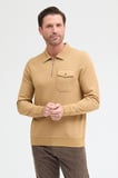 Erkek Polo Yaka Cepli Uzun Kol Sweatshirt