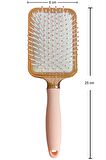 Land of Myth LOM1041 Premium Saç Açma Tarama Fırçası, Antistatik, Galvanik (Rose Gold)