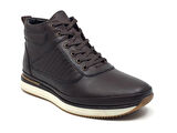 Lisans %100 Deri Erkek Rahat Günlük Kışlık Ortopedik Spor Ayakkabı Bot Yeni Sezon 40-44