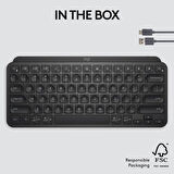 Logitech MX Keys Mini Kablosuz İngilizce Q Klavye Siyah