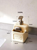 Perotti Ashton Beige Porselen Sıvı Sabunluk 500 ml
