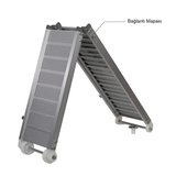 Sealux Tip 2-2K Pasarella Ahşap Basamaklı - 250x35 cm - 14,50 kg (Geniş Katlanır Seri) - Montaj Ayağı ve Tutamak Dahil