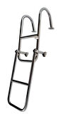 TEKNE MERDİVENİ KATLANABİLİR 2+2 KROM TUTAMAKLI 103cm