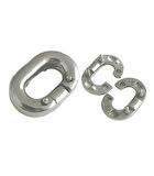 ZİNCİR EK BAKLASI KROM ÇAP 8MM TEKNE YAT