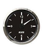 ZAMAN SAATİ ÇAP 52mm SİYAH TEKNE YAT