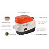 SEAFLO OTOMATİK SİNTİNE POMPASI 750 GPH 12 V      