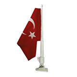 PLASTİK BAYRAK DİREĞİ BAYRAKLI 40 CM TEKNE İÇİN