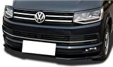 Vw T6 uyumlu ön tampon altı lip 3 parça pianoblack 2016+