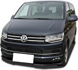 Vw T6 uyumlu ön tampon altı lip 3 parça pianoblack 2016+