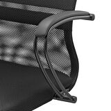 Ergolife Sit 8 Ergonomik Fileli Ofis Koltuğu / Çalışma Sandalyesi - DF.57.1.222 Siyah