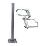 Çanak Anten Montaj Ayağı Düz Tip + 2 Adet Balkon Kelepçesi