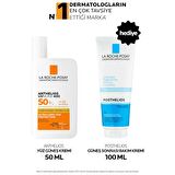 La Roche Posay Güneş Koruyucu Cilt Bakım Seti: Anthelios Uvmune Fluide Yüz Güneş Kremi 50ML&Posthelios 100ML