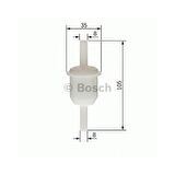 Bosch 0450904058 Şeffaf Benzin Ara Filtre (Küçük Tip) Üniversal