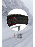 Pnd Sermatik Uyumlu 155/195 Patinaj Kar Zinciri Small Size
