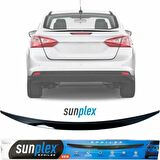 Ford Focus 3-4 Sedan Spoiler Piano Black 2012-2019 arası modellere uyumlu Sunplex