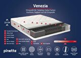 Pinotte Venezia Full Ortopedik Pedli Çift Kişilik Yaylı Yatak 200 x 200 cm