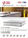 Niron Yatak Organic Cotton Ortopedik Çift Kişilik Yaylı Yatak 130 x 200 cm