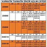 245-45-17 Ebatlarına Uyumlu Takmatik (Karmatik) Kar Patinaj Zinciri Space