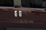 Fiat Doblo Krom Kapı Kolu 4 Kapı 8 Parça Set 2010-2014 Arası