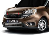 Fiat Doblo Facelift Krom Ön Panjur Çıtası 2 Parça 2014 ve Sonrası