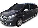 Mercedes Vito/W447 Krom Cam Alt Çıtaları 8 Parça Tek Sürgülü (L2: Orta Şase) 2014 ve Sonrası