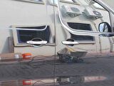 Opel Combo E Krom Kapı Kolu 4 Kapı 8 Parça Çift Delik 2019 ve Sonrası