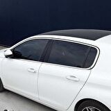 Peugeot 308 Krom Cam Çerçevesi 10 Parça 2014 ve Sonrası