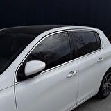 Peugeot 308 Krom Cam Çerçevesi 10 Parça 2014 ve Sonrası