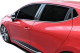 Renault Clio 4 HB Siyah Krom Cam Çıtası 8 Parça 2012-2018 Arası