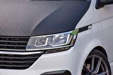 VW T6.1 Caravelle Krom Far Üstü Çıta 2 Parça 2020 ve Sonrası