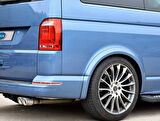 VW T6 Transporter Krom Arka Reflektör Çerçevesi Tek Kapı 2 Parça 2015 ve Sonrası
