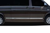 VW T6 Transporter Krom Yan Kapı Çıtası 7 Parça Uzun Şase 2015 ve Sonrası