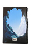 Gıpta 80 Yaprak Kareli Karton Kapak Spiralli Defter 17 x 24 cm