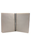 Gıpta A4 140 Yaprak Kareli Sunday Notes Deri Kapak Defter