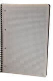 Gıpta A4 140 Yaprak Kareli Sunday Notes Deri Kapak Defter