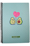 Gıpta A4 Avocado 80 Yaprak Çizgili Spiralli Karton Kapak Defter Love İs İn The Air 5819