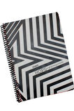 Gıpta Hope 19x26 80 Yaprak Kareli Spiralli Karton Kapak Defter Yıldız 1195