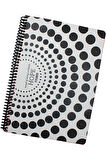 Gıpta Hope 19x26 80 Yaprak Kareli Spiralli Karton Kapak Defter Hipnoz 1195