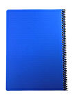 Mynote Flex A4 60 Yaprak Çizgili Spiralli Plastik Neon Kapak Defter