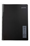 Mynote Flex A4 60 Yaprak Çizgili Spiralli Plastik Neon Kapak Defter
