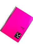 Mynote Flex A4 140 Yaprak Kareli Spiralli Plastik Kapak Defter