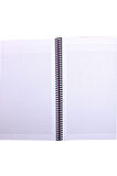 Mynote Flex A4 140 Yaprak Kareli Spiralli Plastik Kapak Defter