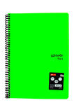Mynote Flex A4 140 Yaprak Kareli Spiralli Plastik Kapak Defter